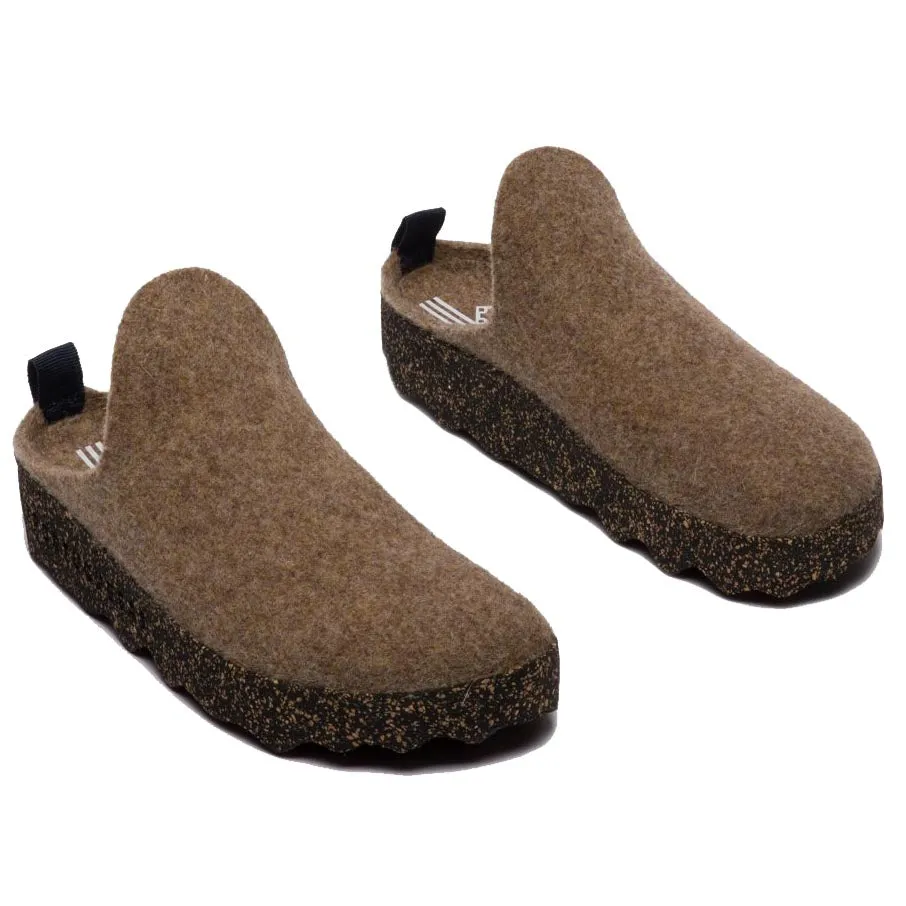 Asportuguesas Come Tweed Clog - Taupe