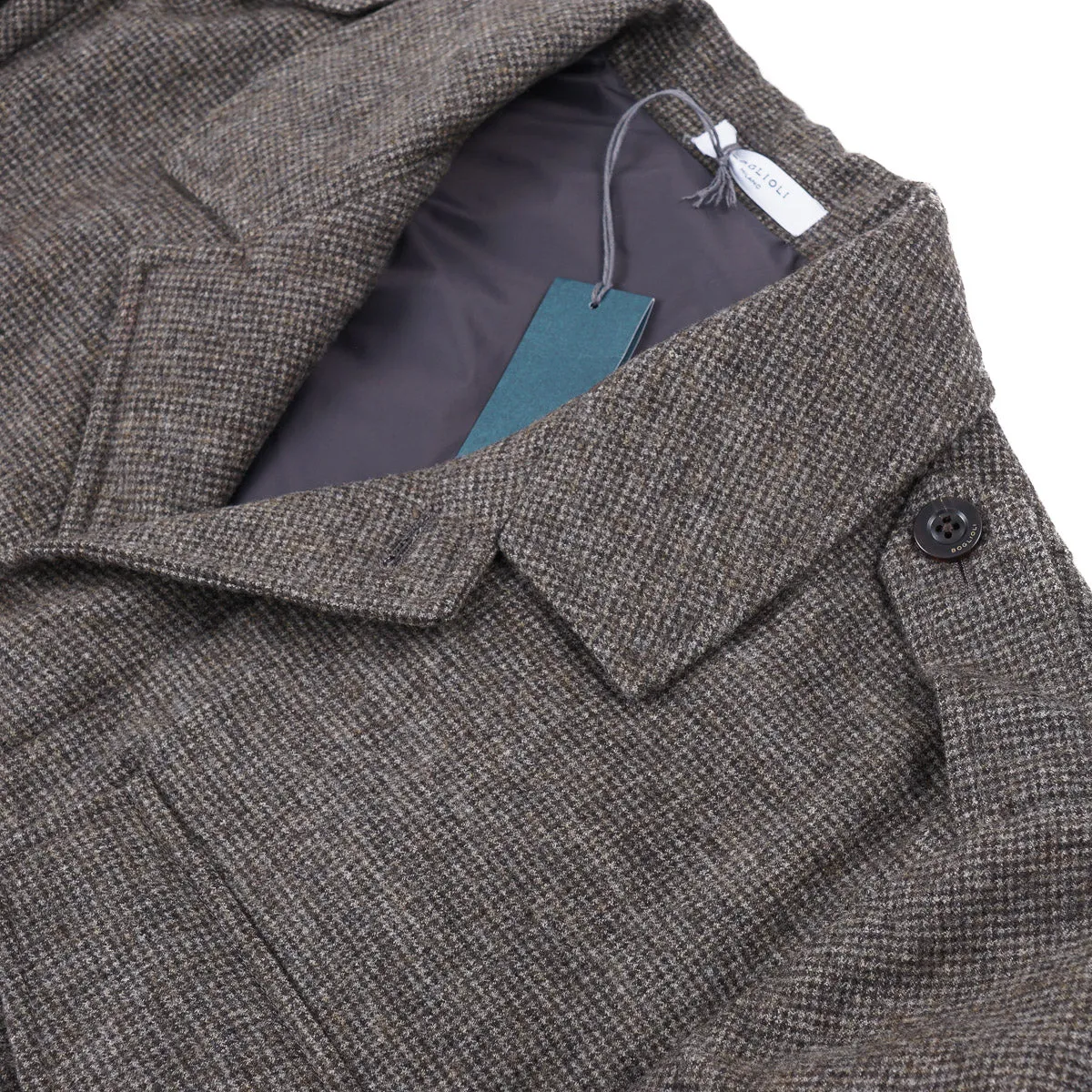 Boglioli Padded Flannel Wool Field Jacket