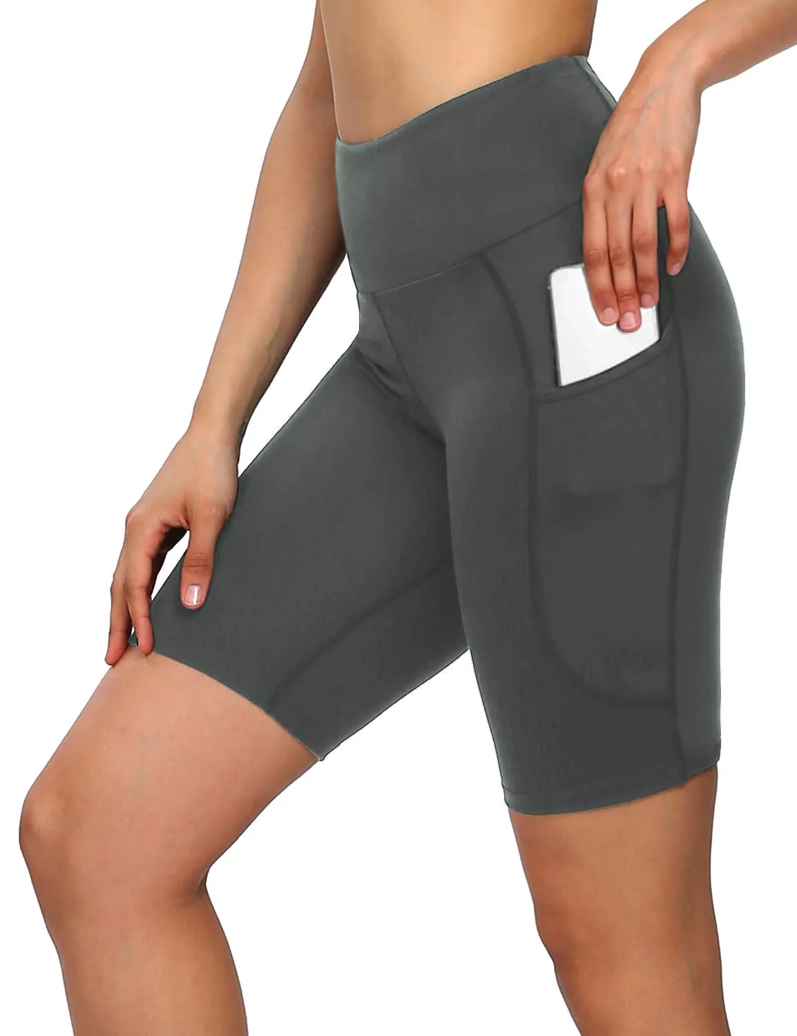 Buttery Soft Women's 8'' High Waist Workout Yoga Shorts