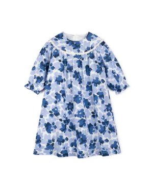 Carla - Striped Flower Bib Dress