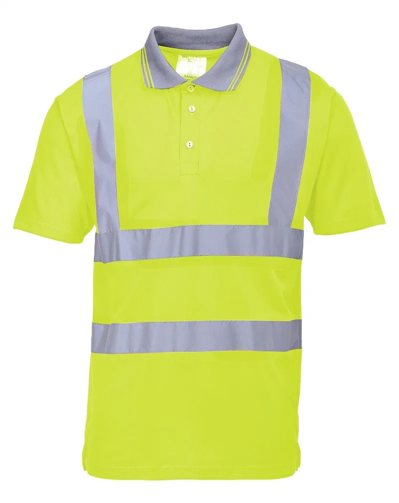 Class 2 ANSI/ISEA 107 Hi-Vis Short Sleeve Polo Shirt