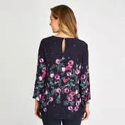 Crepe Poppy Blouse