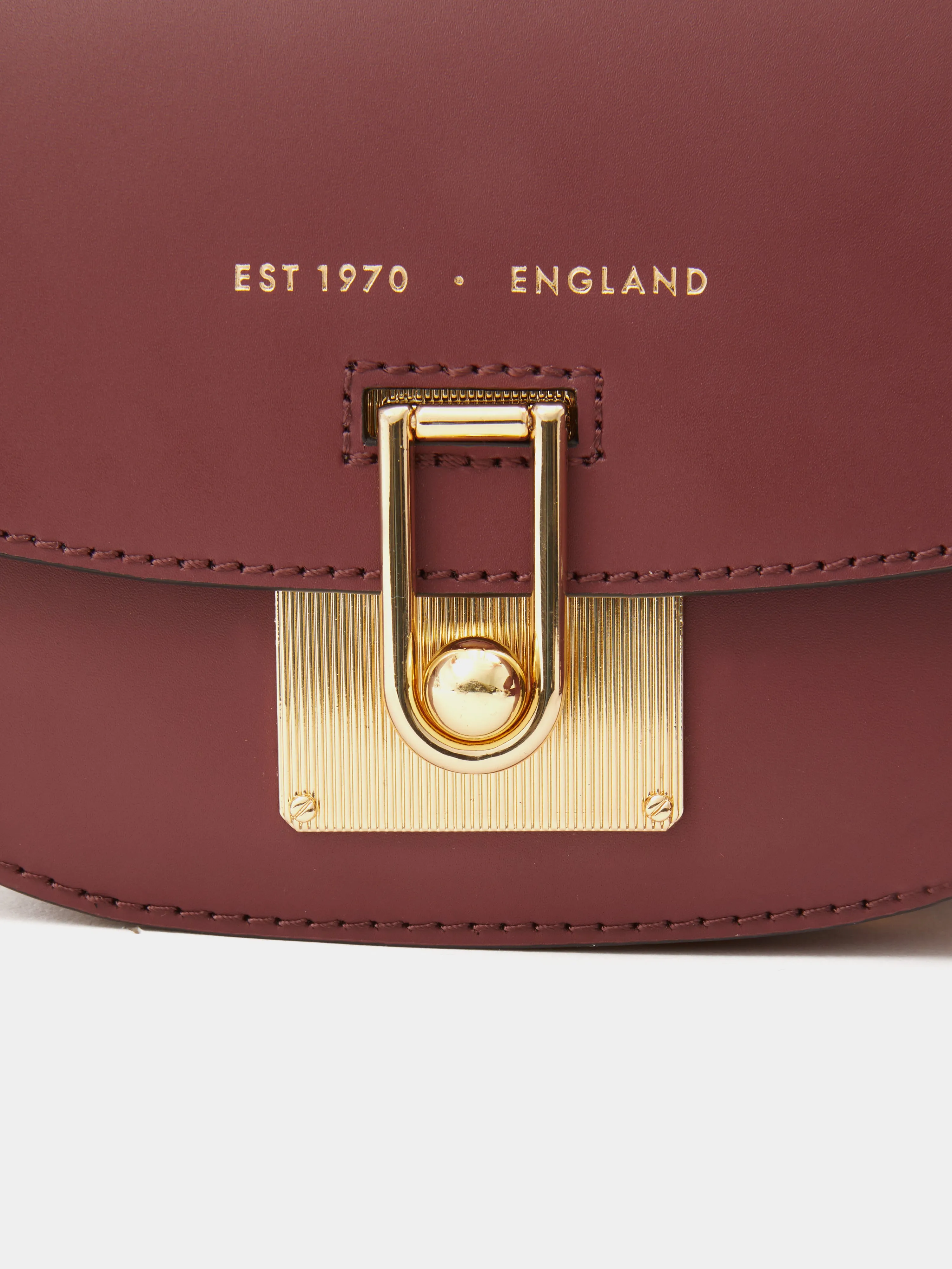 Denbigh Studded Leather Bag | Pink