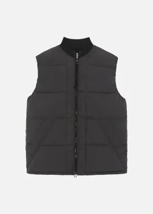 FILLED GILET DARK GREY