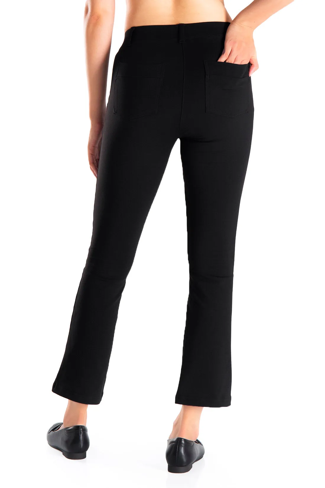 Flare Cropped Yoga Dress Pants