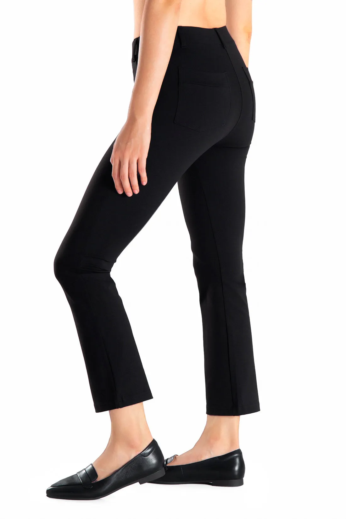 Flare Cropped Yoga Dress Pants