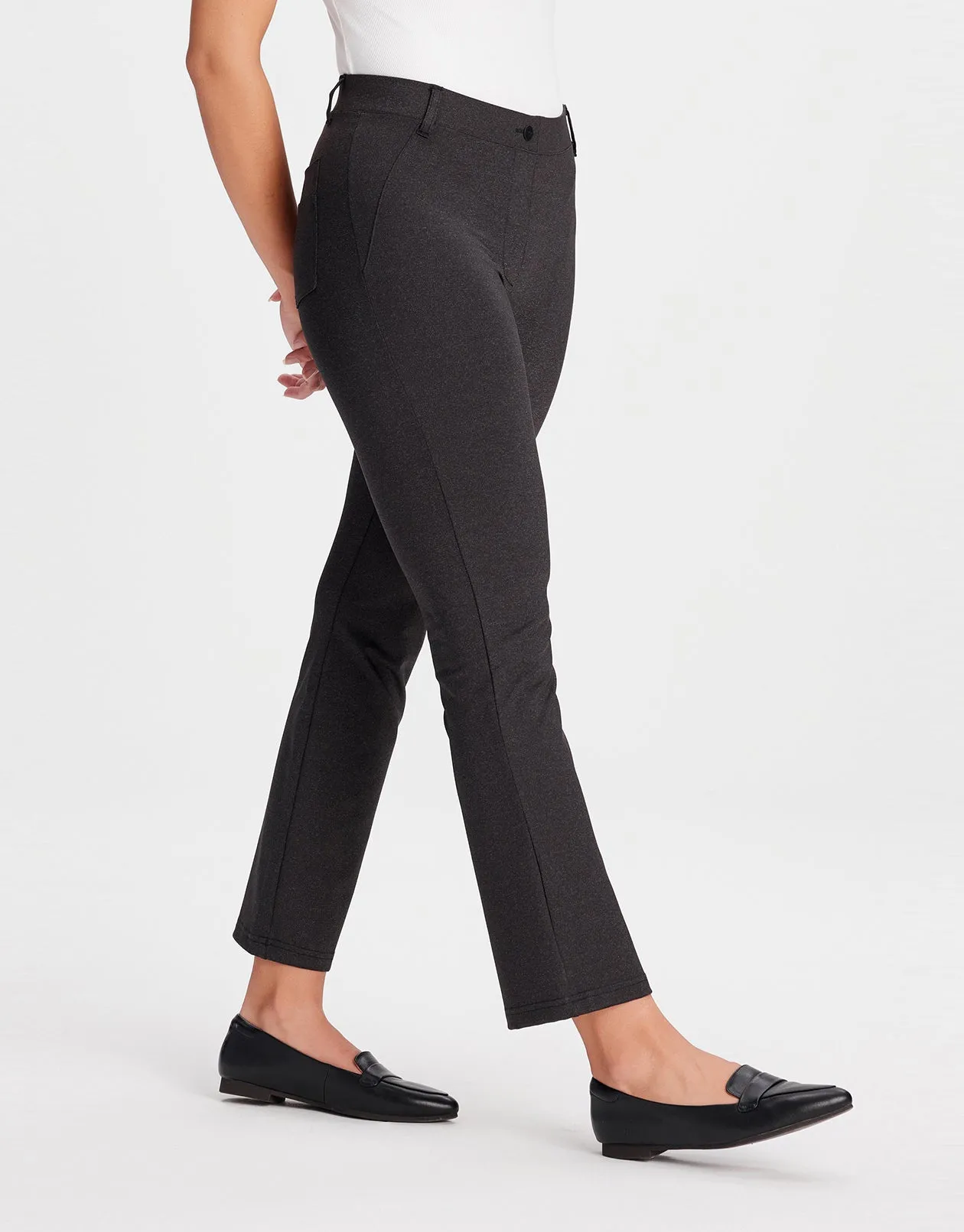 Flare Cropped Yoga Dress Pants