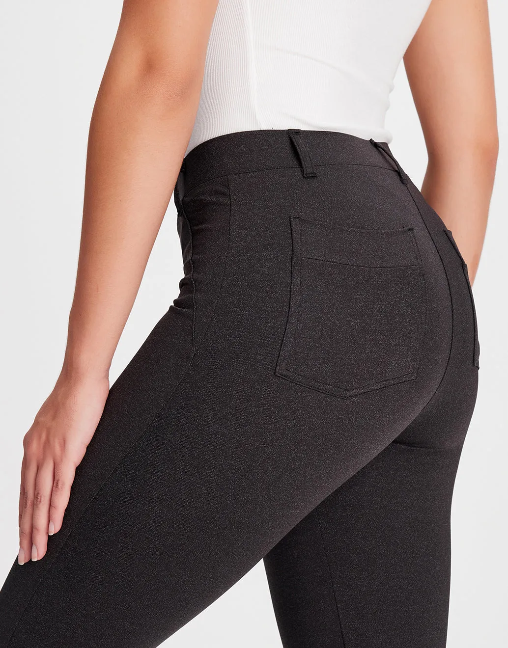 Flare Cropped Yoga Dress Pants