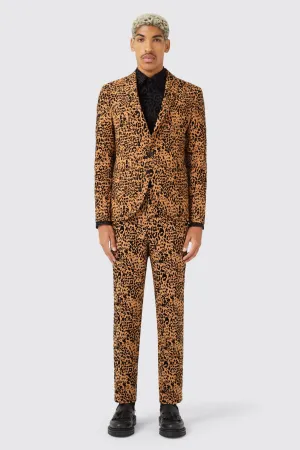 Kilkea Slim Fit Leopard Print Suit TT x AM - ARCHIVE