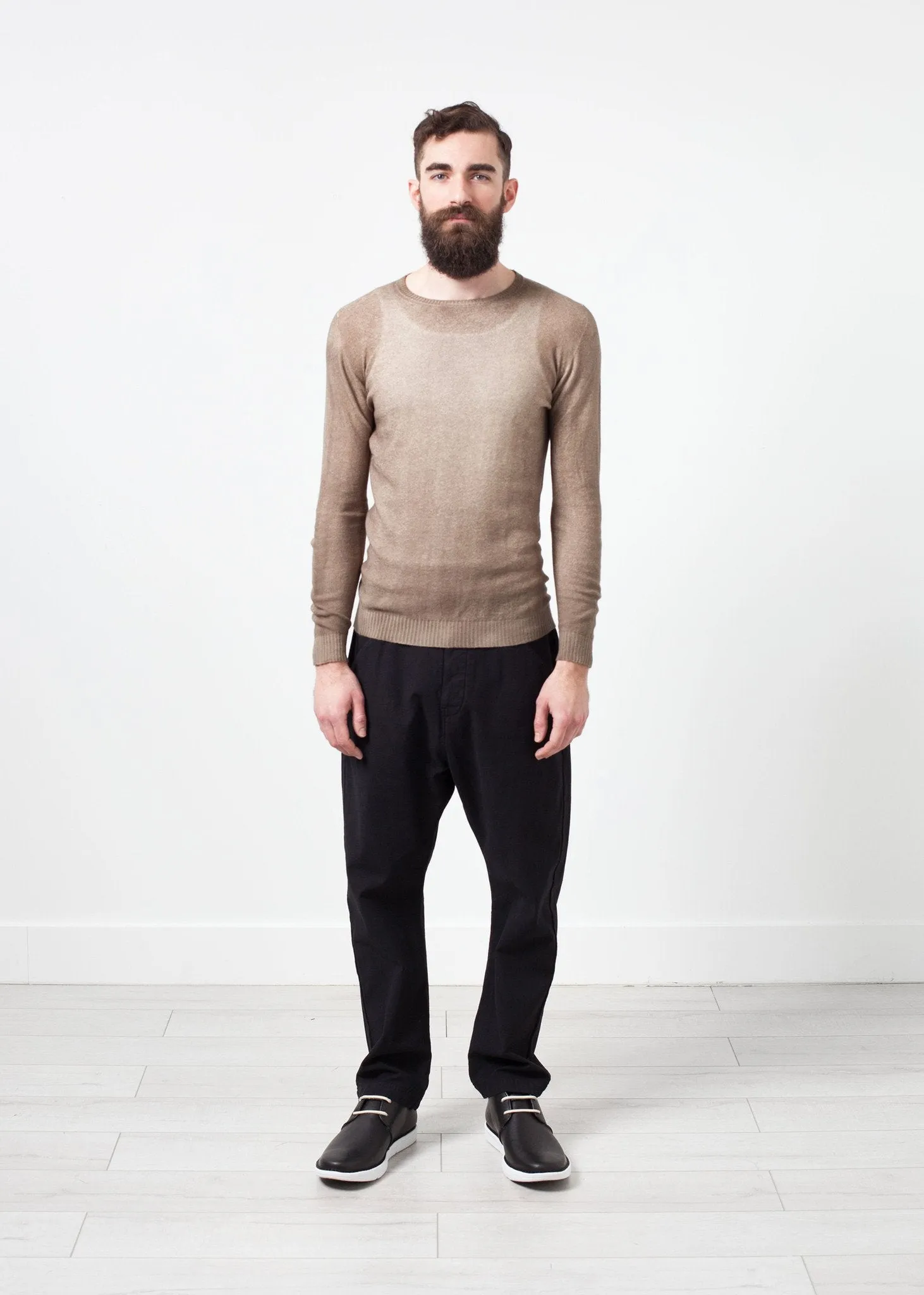 Mottled Cashmere Crewneck