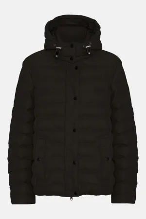 Padded Rain Jacket - Black