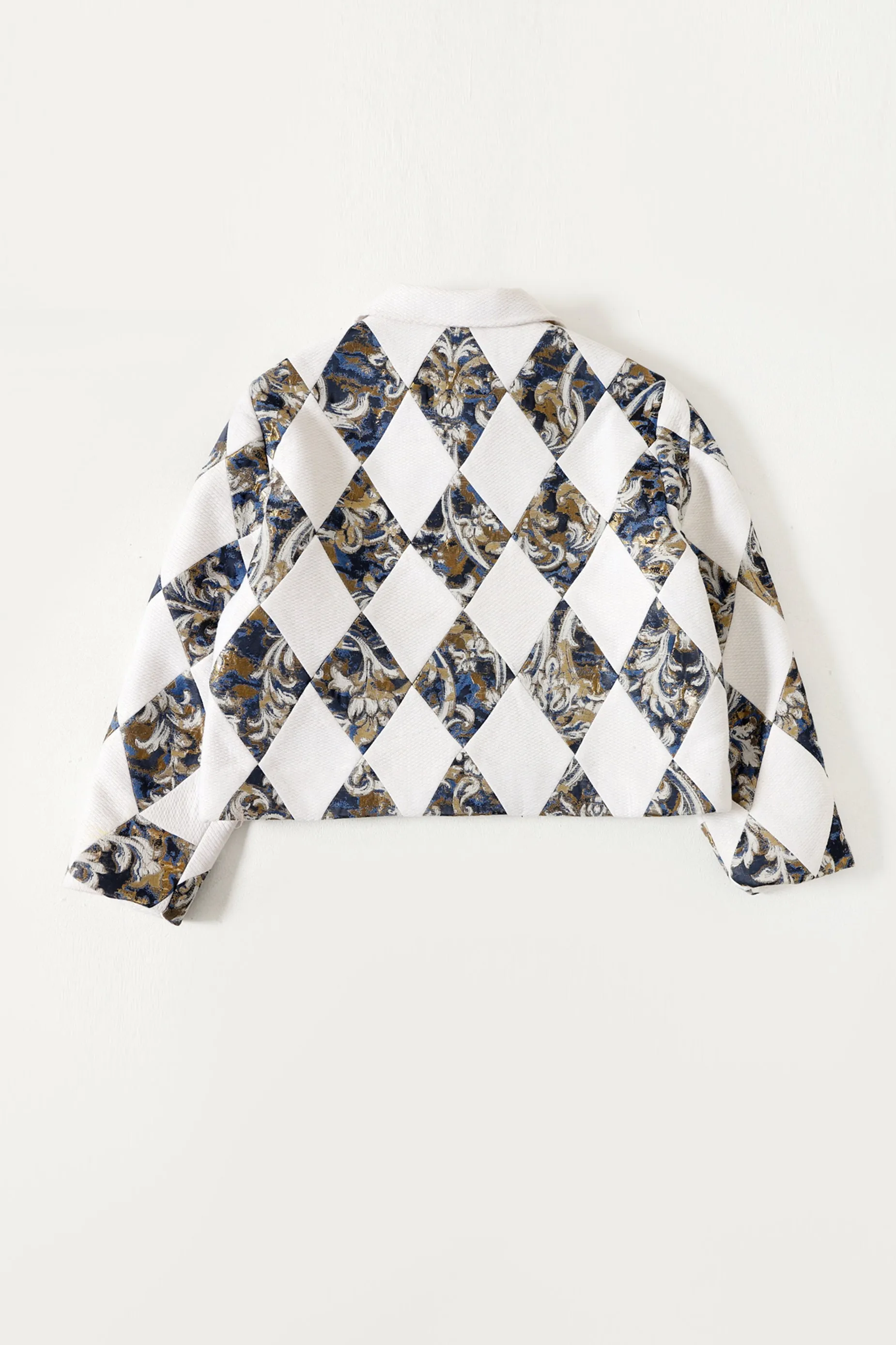 "REGAL THOUGHTS" PATCHWORK JACKET