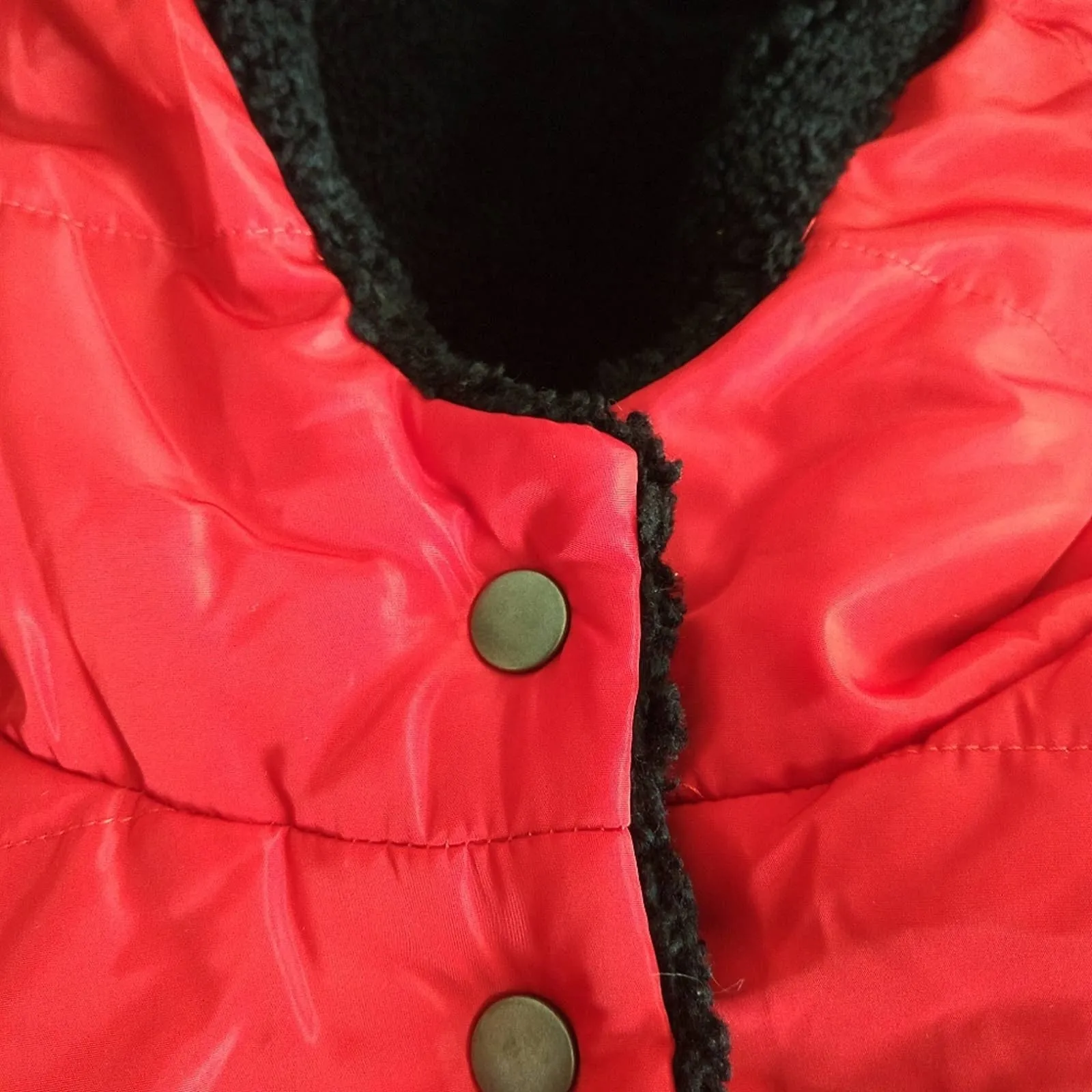 Sanctuary Reversible Faux Fur Puffer Jacket XS