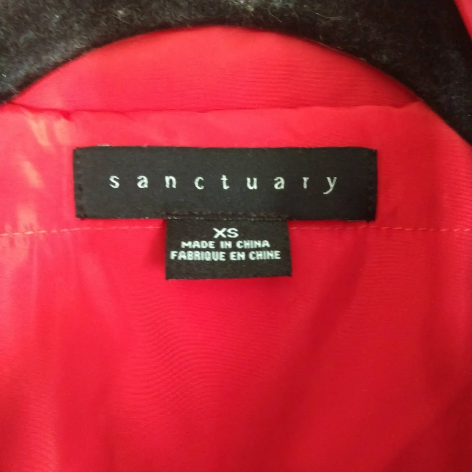 Sanctuary Reversible Faux Fur Puffer Jacket XS