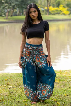 Teal Petal Pants