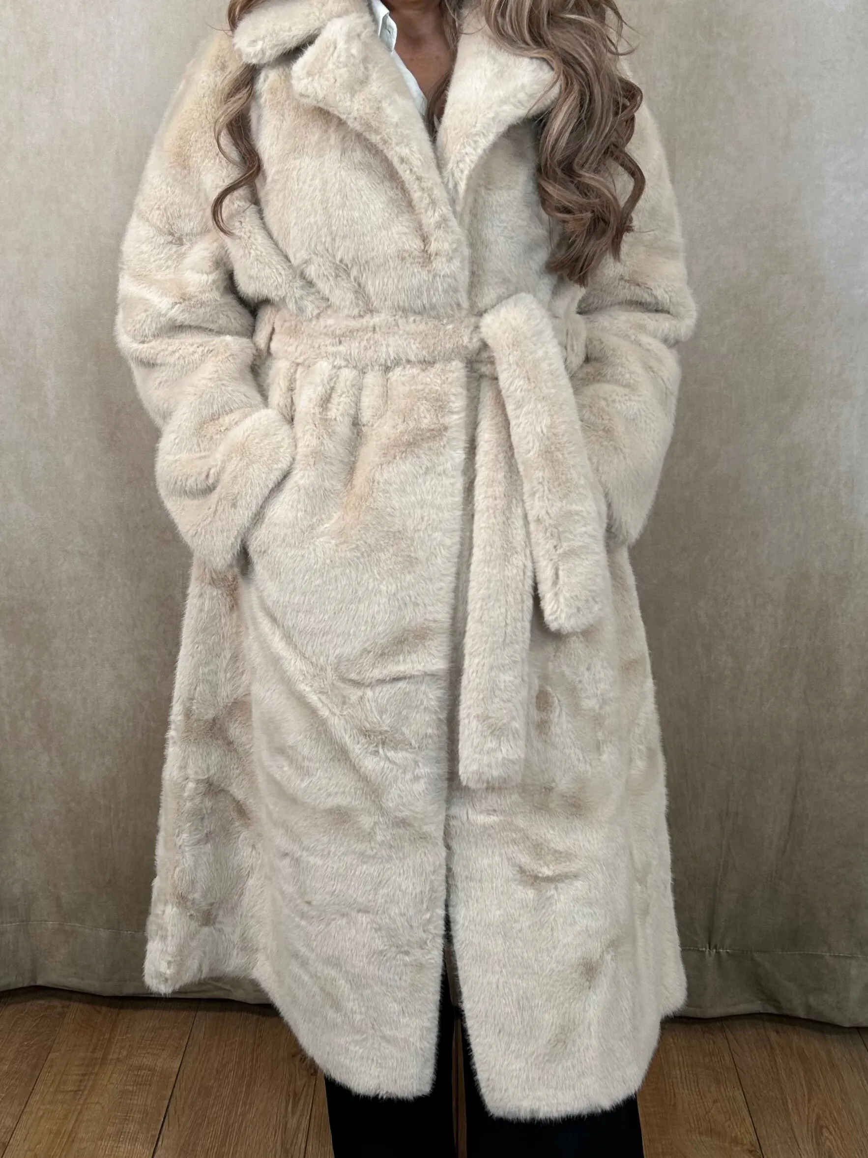 TJ Limited Edition Fern Faux Fur Coat