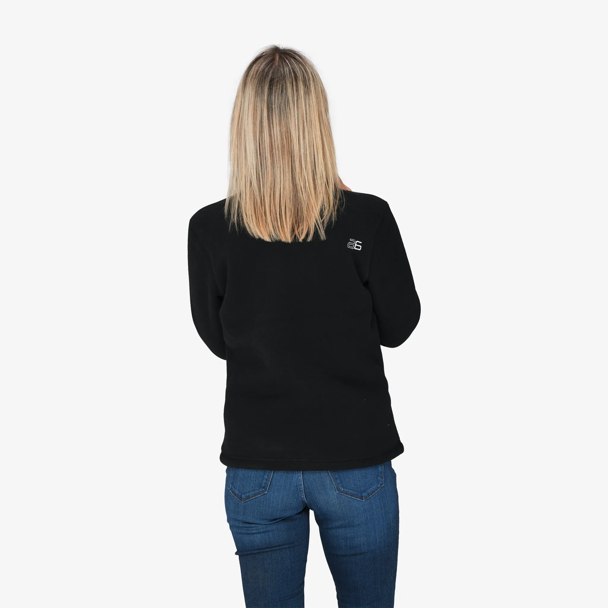 Women's Birch Printed Pocket Fleece Fitted Jacket